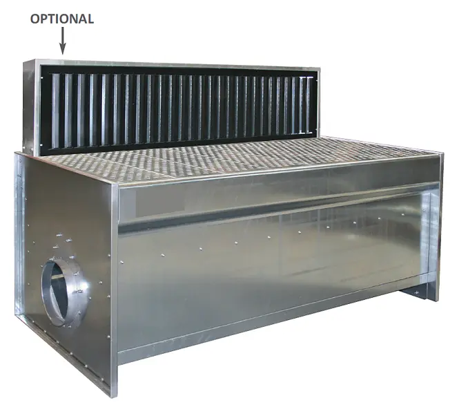 Afzuigtafel Kinket voor Centrale Afzuiging