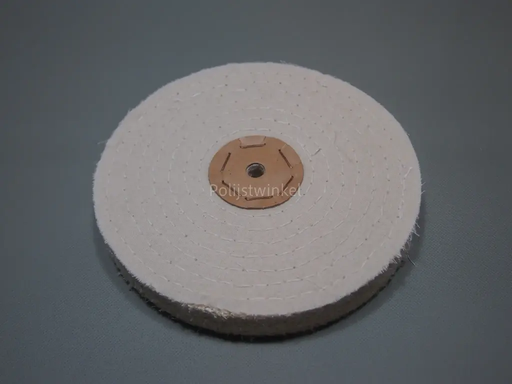 Sisal/Cotton Polishing Wheel 6 x Stitched 200x20x12