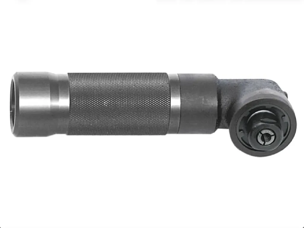 Right-angle handpiece with shank mount