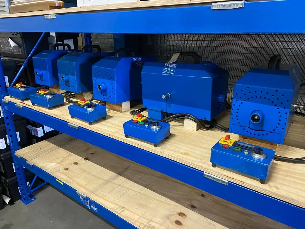 5 x Pferd Mammut – Electronic Hanging motor, flexible shaft machines