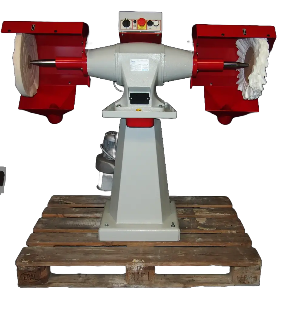 High-base polishing machine with motor cooling Kinket